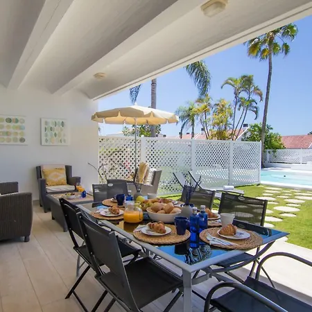 Homeforguest In Pasito Blanco, 4bdr, Bbq, Wifi, Pool Willa
